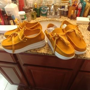 Brand new suede shoes men/women